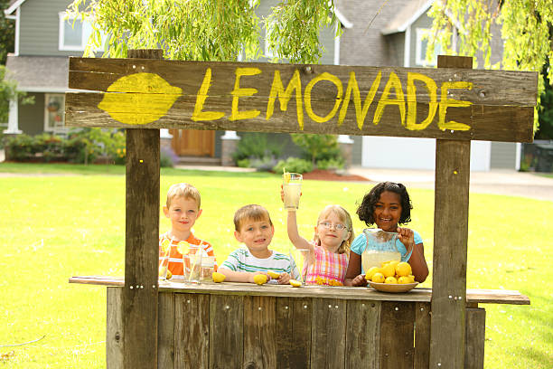 Kids on a Lemonade Stand